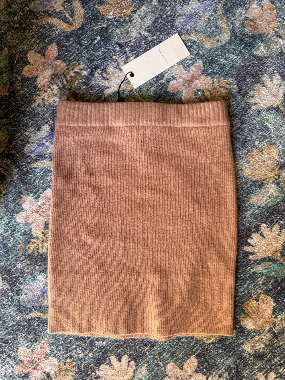 Bec & Bridge Light Tan Knit Pencil Skirt - Women